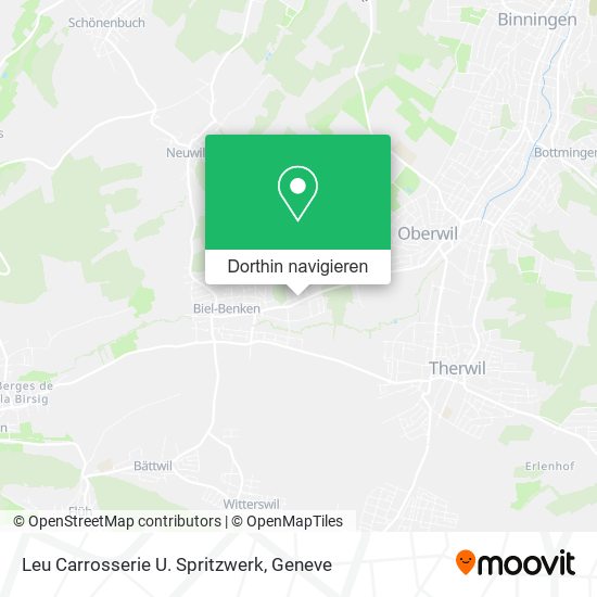 Leu Carrosserie U. Spritzwerk Karte