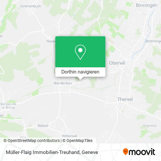 Müller-Flaig Immobilien-Treuhand Karte