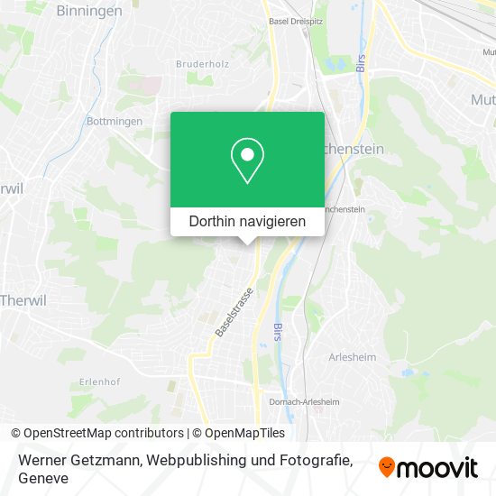 Werner Getzmann, Webpublishing und Fotografie Karte