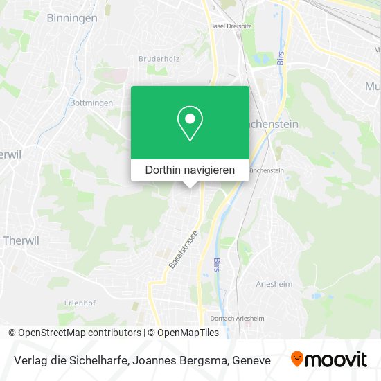 Verlag die Sichelharfe, Joannes Bergsma Karte