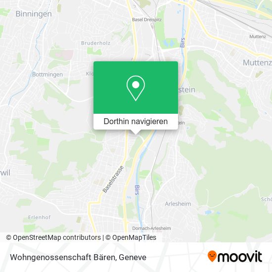 Wohngenossenschaft Bären Karte
