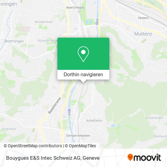 Bouygues E&S Intec Schweiz AG Karte