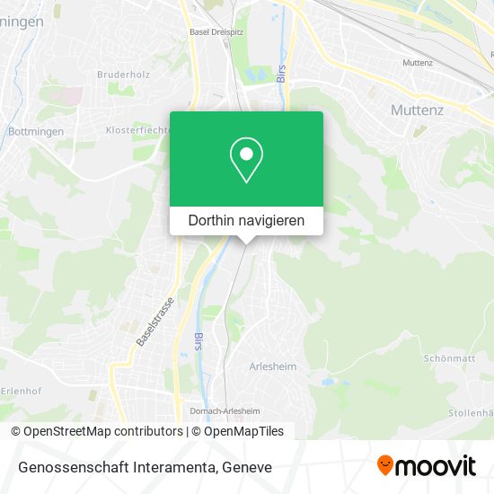 Genossenschaft Interamenta Karte
