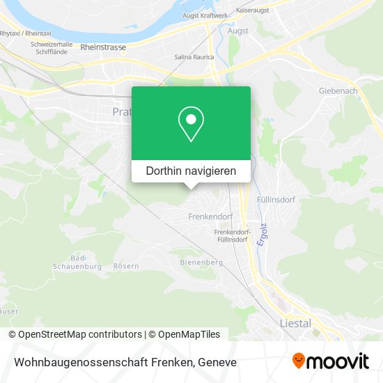 Wohnbaugenossenschaft Frenken Karte