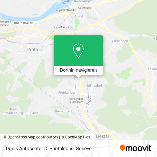 Donis Autocenter D. Pantaleone Karte