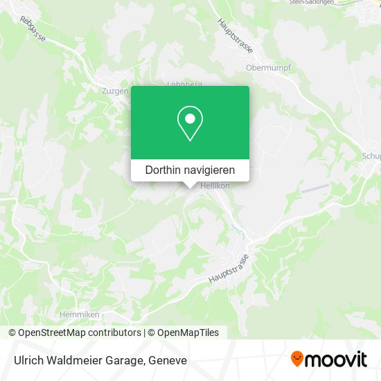 Ulrich Waldmeier Garage Karte