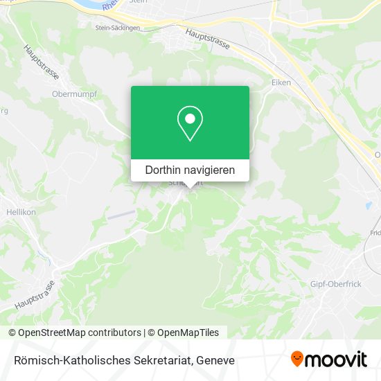 Römisch-Katholisches Sekretariat Karte