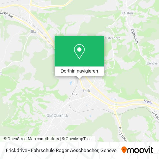 Frickdrive - Fahrschule Roger Aeschbacher Karte