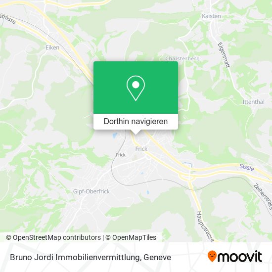 Bruno Jordi Immobilienvermittlung Karte