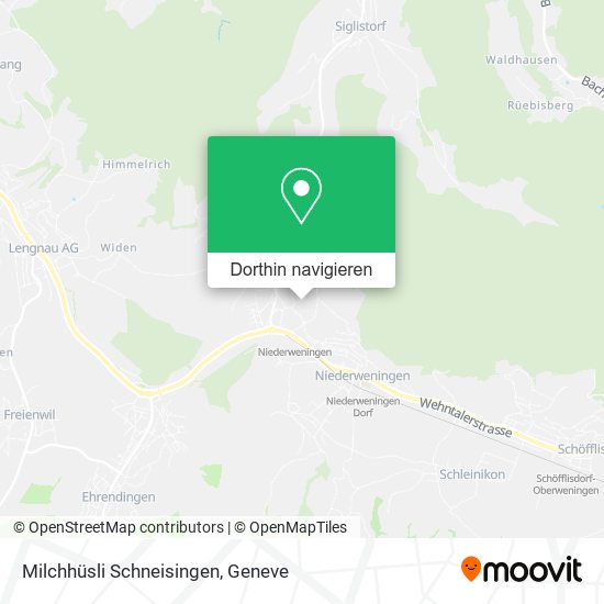 Milchhüsli Schneisingen Karte