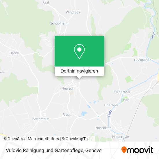 Vulovic Reinigung und Gartenpflege Karte