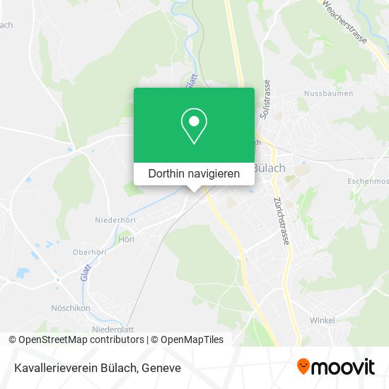 Kavallerieverein Bülach Karte