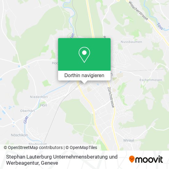 Stephan Lauterburg Unternehmensberatung und Werbeagentur Karte