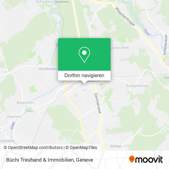 Büchi Treuhand & Immobilien Karte