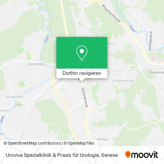 Uroviva Spezialklinik & Praxis für Urologie Karte