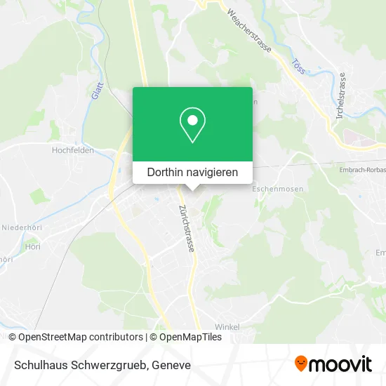 Schulhaus Schwerzgrueb Karte