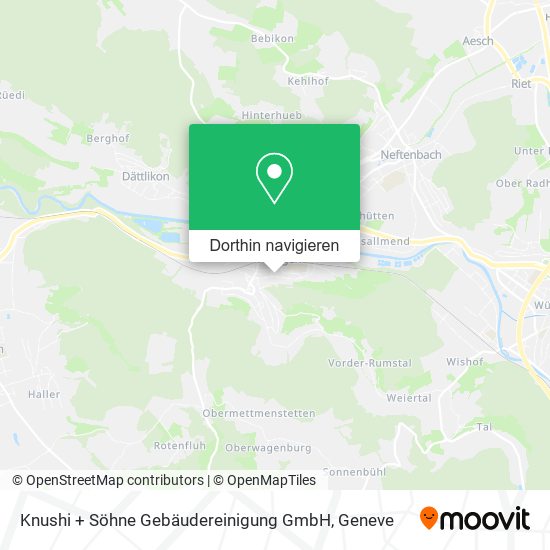 Knushi + Söhne Gebäudereinigung GmbH Karte