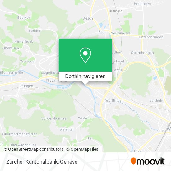 Zürcher Kantonalbank Karte