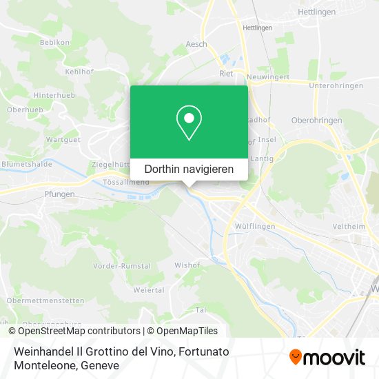 Weinhandel Il Grottino del Vino, Fortunato Monteleone Karte