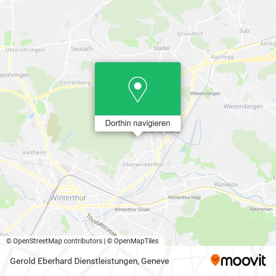 Gerold Eberhard Dienstleistungen Karte