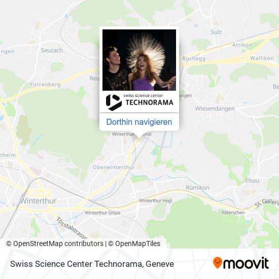 Swiss Science Center Technorama Karte