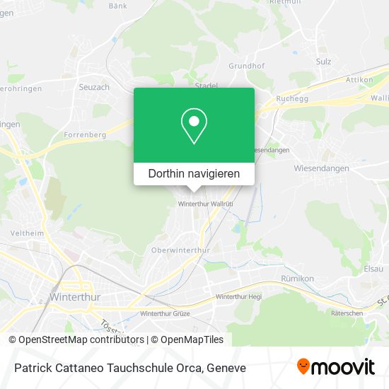 Patrick Cattaneo Tauchschule Orca Karte