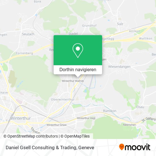 Daniel Gsell Consulting & Trading Karte
