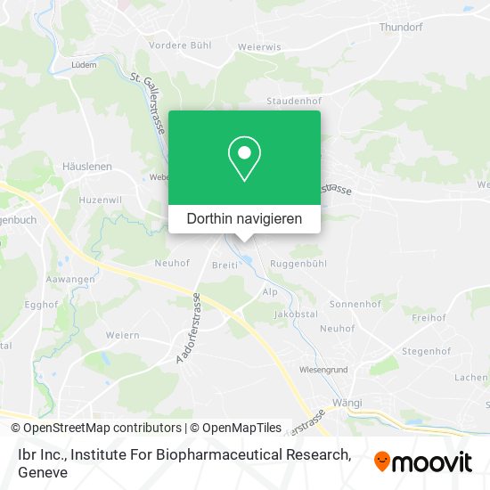 Ibr Inc., Institute For Biopharmaceutical Research Karte