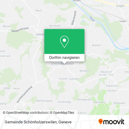 Gemeinde Schönholzerswilen Karte