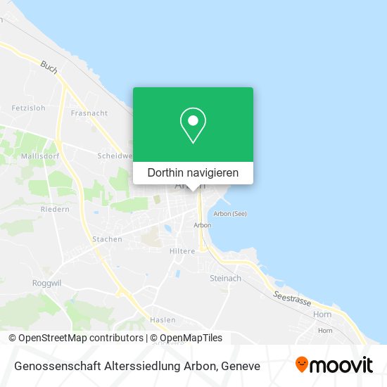 Genossenschaft Alterssiedlung Arbon Karte