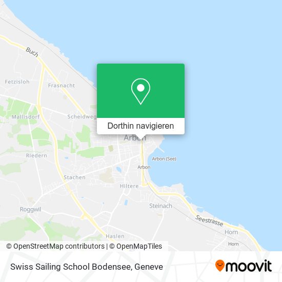 Swiss Sailing School Bodensee Karte