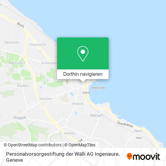 Personalvorsorgestiftung der Wälli AG Ingenieure Karte