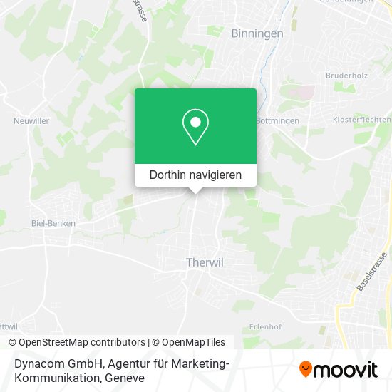 Dynacom GmbH, Agentur für Marketing-Kommunikation Karte