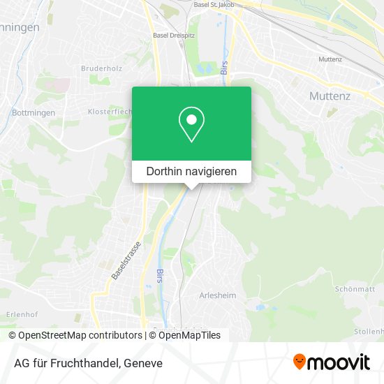 AG für Fruchthandel Karte