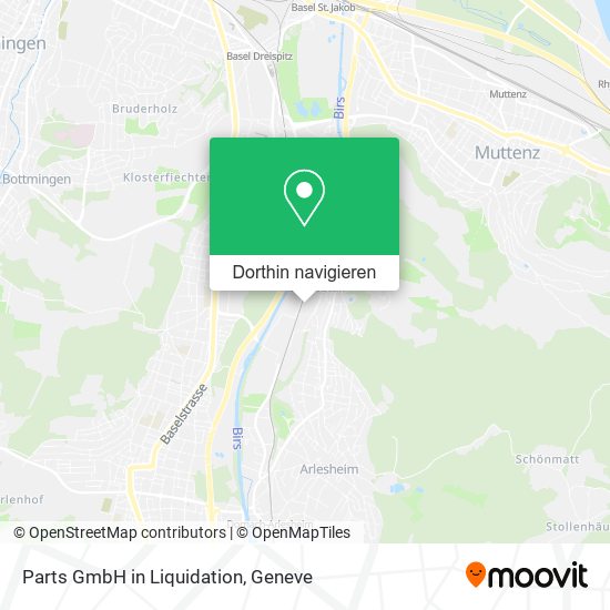 Parts GmbH in Liquidation Karte