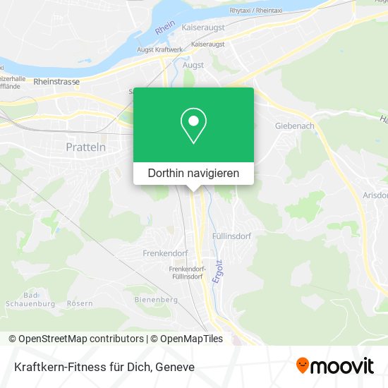 Kraftkern-Fitness für Dich Karte