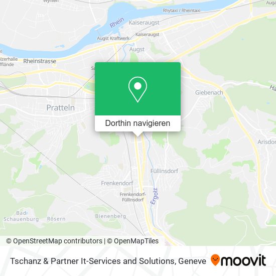 Tschanz & Partner It-Services and Solutions Karte