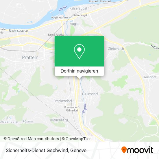 Sicherheits-Dienst Gschwind Karte