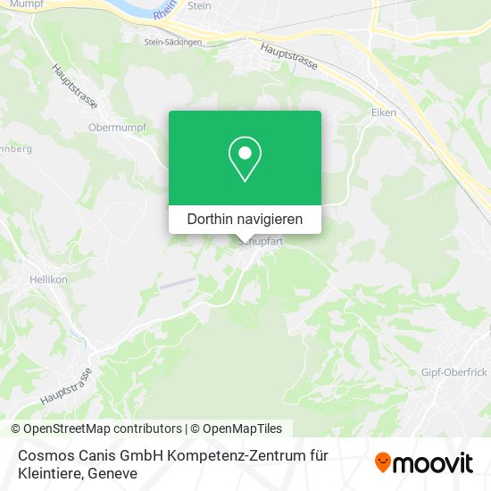 Cosmos Canis GmbH Kompetenz-Zentrum für Kleintiere Karte
