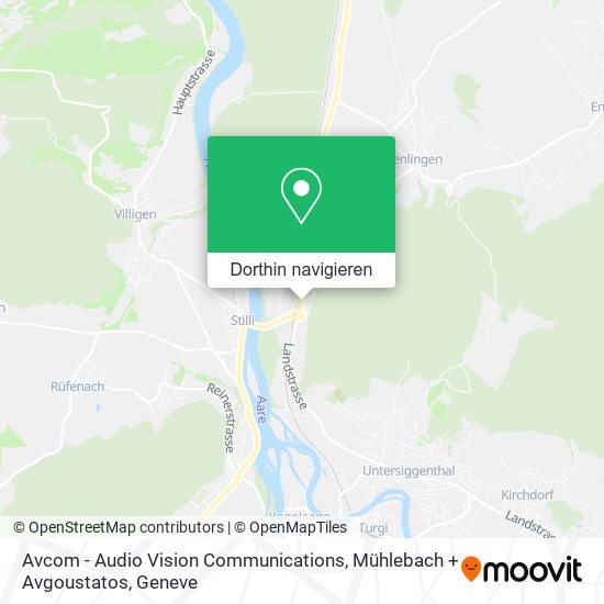 Avcom - Audio Vision Communications, Mühlebach + Avgoustatos Karte