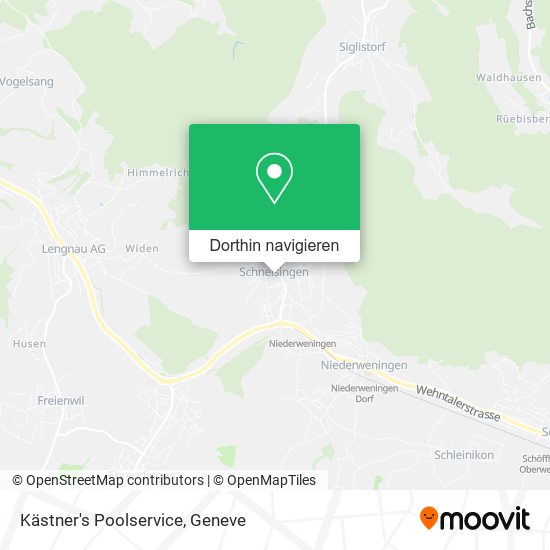 Kästner's Poolservice Karte