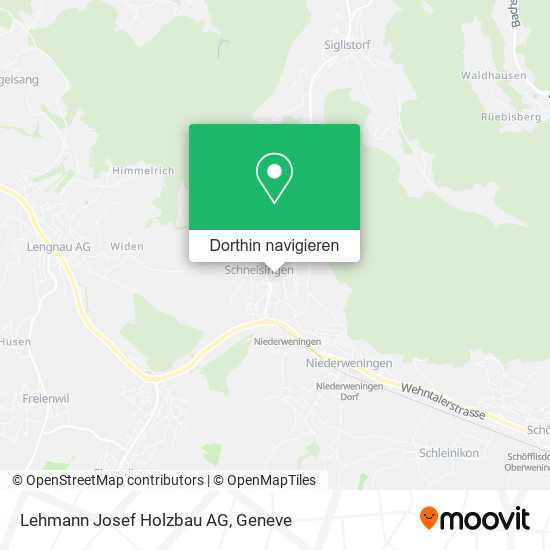 Lehmann Josef Holzbau AG Karte