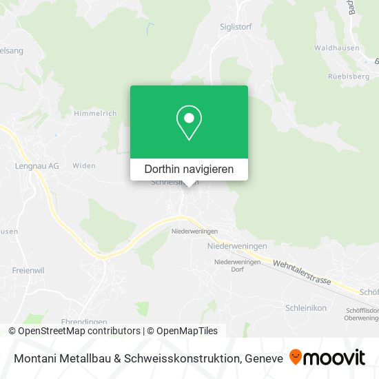 Montani Metallbau & Schweisskonstruktion Karte
