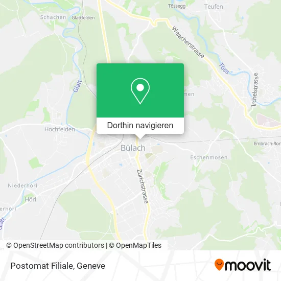 Postomat Filiale Karte