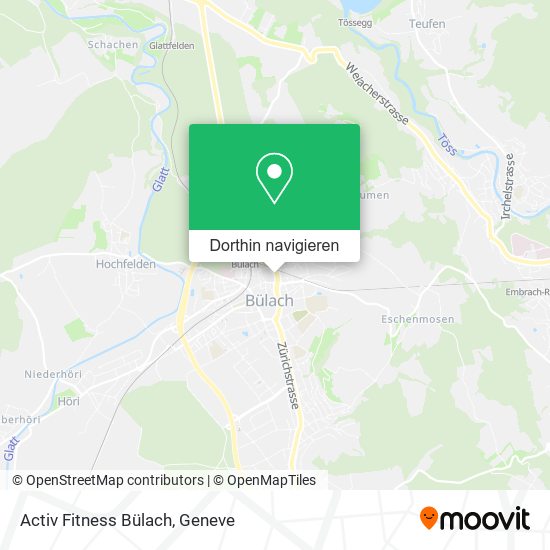 Activ Fitness Bülach Karte