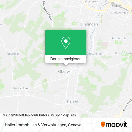 Haller Immobilien & Verwaltungen Karte