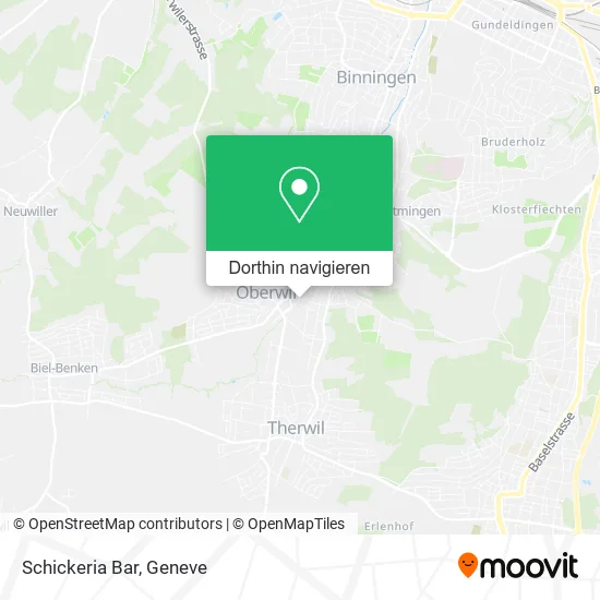 Schickeria Bar Karte
