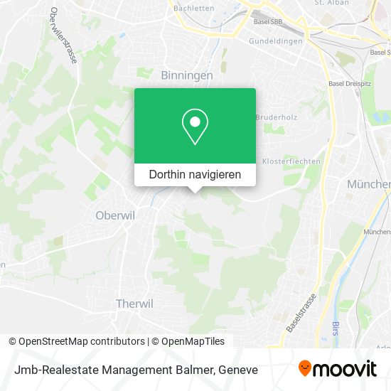 Jmb-Realestate Management Balmer Karte