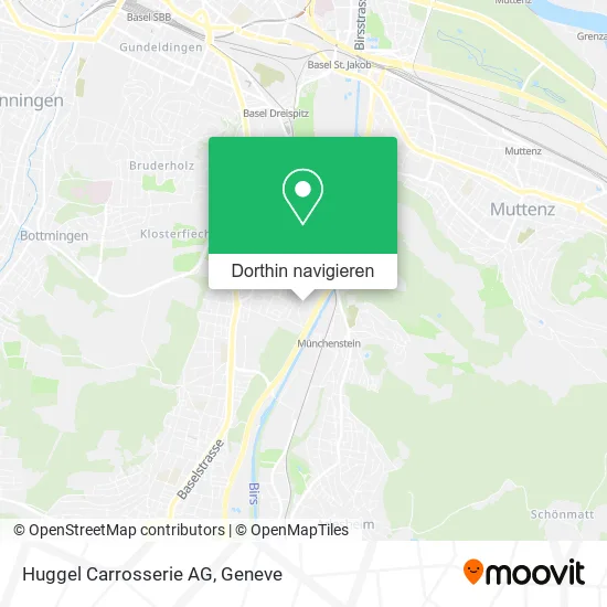 Huggel Carrosserie AG Karte