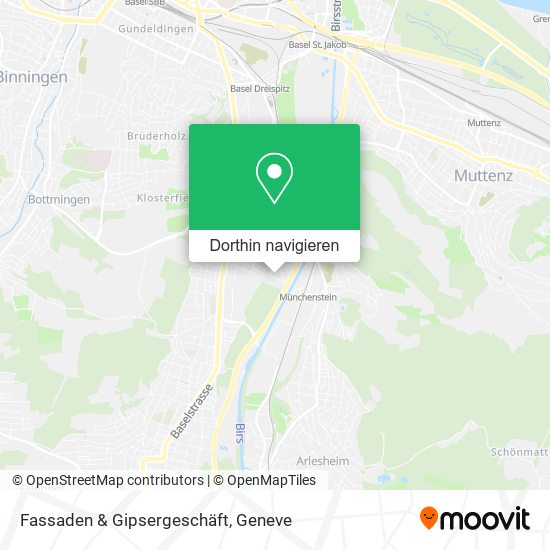 Fassaden & Gipsergeschäft Karte